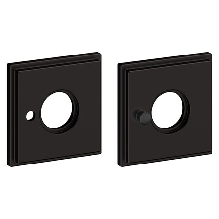 Baldwin Privacy Rosettes Oil Rubbed Bronze R049.102.PV